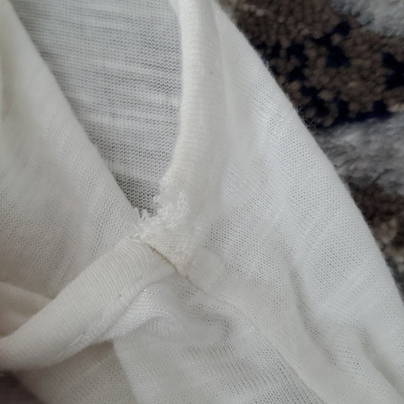 (3/$15) Ecru Sleeveless Top - size S - Picture 7 of 7